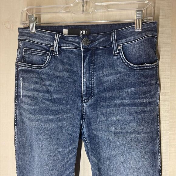Kut from the Kloth Connie Fab AB ankle skinny distressed jeans, size 4‎ - Picture 3 of 16
